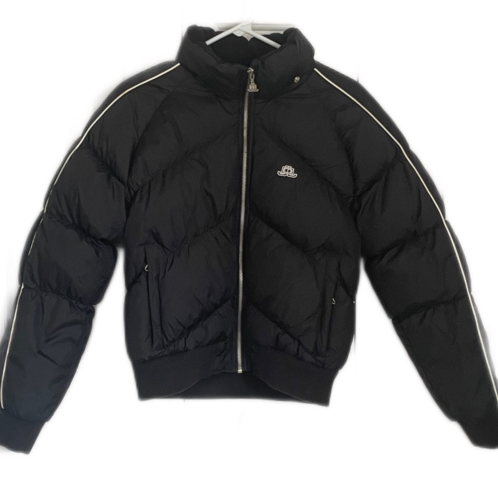 JLO Black Puffer Jacket Y2K, 00s, Vintage